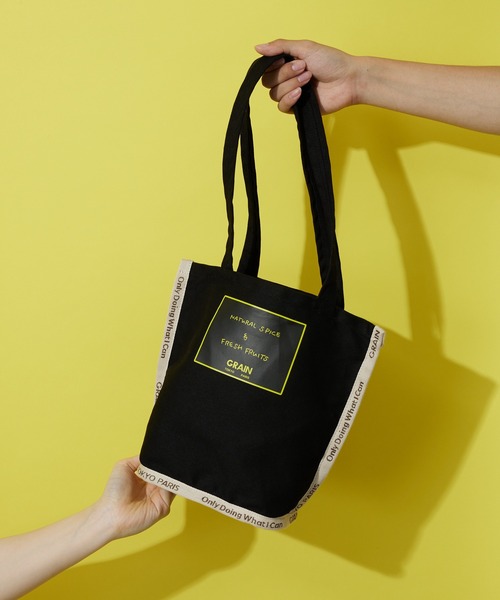 CIAOPANIC（チャオパニック）の「【GRAIN/グレイン】Grocery Carrier Tote S(グロサリー キャリア トート S)（トートバッグ・レディース・ブラック/ベージュ/パープル/ホワイト・FREE）」の22枚目の写真