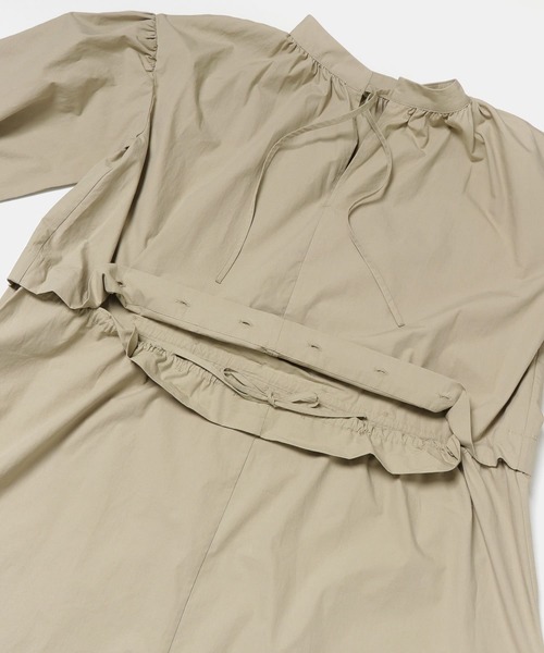 LAATO（ラート）の「FREELY SHIRTS ONE-PIECE（ワンピース・レディース・チャコールグレー/グレー・FREE）」の7枚目の写真