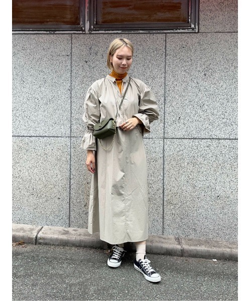 LAATO（ラート）の「FREELY SHIRTS ONE-PIECE（ワンピース・レディース・チャコールグレー/グレー・FREE）」の16枚目の写真