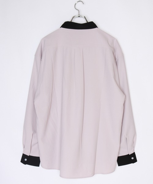 WESTSEA(ウエストシー)の「とろみシャツ ビッグシルエット クレリックシャツ(シャツ/ブラウス・メンズ・ホワイト/ライトブルー/グレイッシュベージュ/チャコール・M/L/XL)」の10枚目の写真