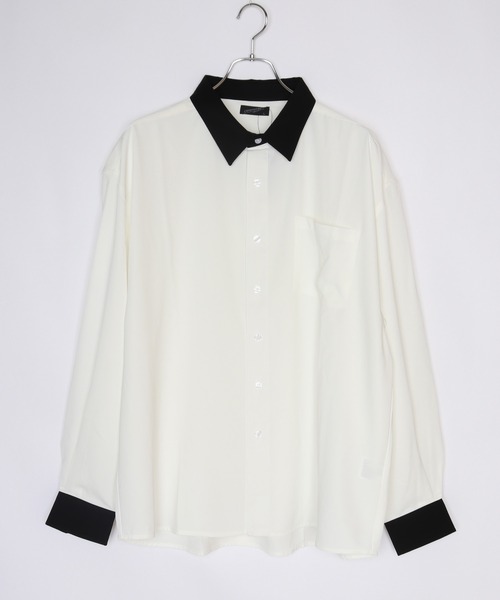 WESTSEA(ウエストシー)の「とろみシャツ ビッグシルエット クレリックシャツ(シャツ/ブラウス・メンズ・ホワイト/ライトブルー/グレイッシュベージュ/チャコール・M/L/XL)」の17枚目の写真