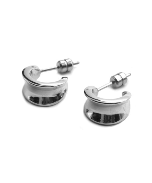 LHME（エルエイチエムイー）の「LHME リーフフープピアス/サージカルステンレス316L（金属アレルギー対応）（ピアス（両耳用）・レディース・シルバー/ゴールド・ONE SIZE）」の10枚目の写真