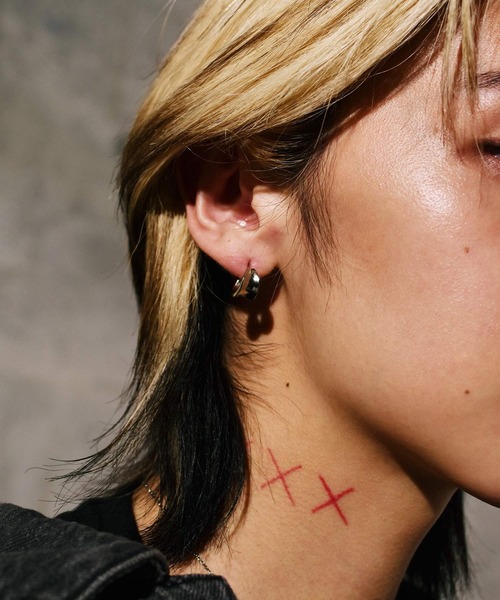 LHME（エルエイチエムイー）の「LHME リーフフープピアス/サージカルステンレス316L（金属アレルギー対応）（ピアス（両耳用）・レディース・シルバー/ゴールド・ONE SIZE）」の18枚目の写真