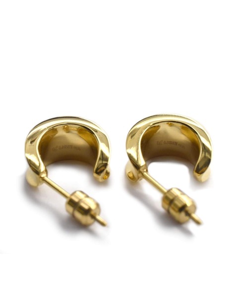 LHME（エルエイチエムイー）の「LHME リーフフープピアス/サージカルステンレス316L（金属アレルギー対応）（ピアス（両耳用）・レディース・シルバー/ゴールド・ONE SIZE）」の5枚目の写真