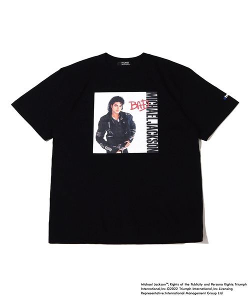 atmos pink(アトモスピンク)の「Michael Jackson x atmos Bad TEE / マイケルジャクソン x アトモス バッド Tシャツ 【SP】(Tシャツ/カットソー・メンズ・ホワイト/ブラック・M/L/XL)」の2枚目の写真