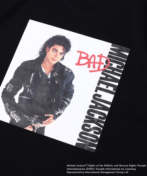 atmos pink(アトモスピンク)の「Michael Jackson x atmos Bad TEE / マイケルジャクソン x アトモス バッド Tシャツ 【SP】(Tシャツ/カットソー・メンズ・ホワイト/ブラック・M/L/XL)」の18枚目の写真
