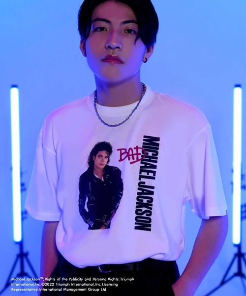 atmos pink(アトモスピンク)の「Michael Jackson x atmos Bad TEE / マイケルジャクソン x アトモス バッド Tシャツ 【SP】(Tシャツ/カットソー・メンズ・ホワイト/ブラック・M/L/XL)」の20枚目の写真