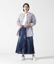 AVIREX | CREZY PATTERN STRIPE SHIRT/ クレイジーパターンストライプシャツ(シャツ/ブラウス)