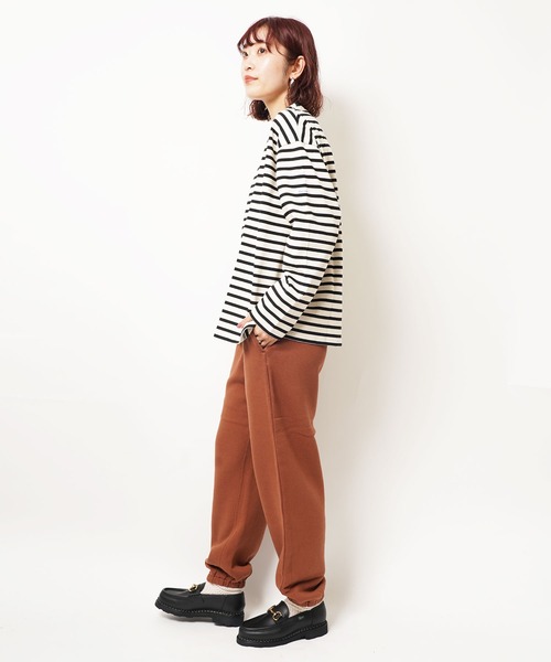 THE SHINZONE(ザ シンゾーン)の「COMMON SWEAT PANTS(スウェットパンツ・レディース・グリーン系その他/ブラウン/ブルー系その他/ブラック・FREE)」の10枚目の写真