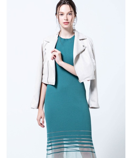 DURAS（デュラス）の「ライダースジャケット（ライダースジャケット・レディース・ブラック/アイボリー/モカ・FREE）」の14枚目の写真