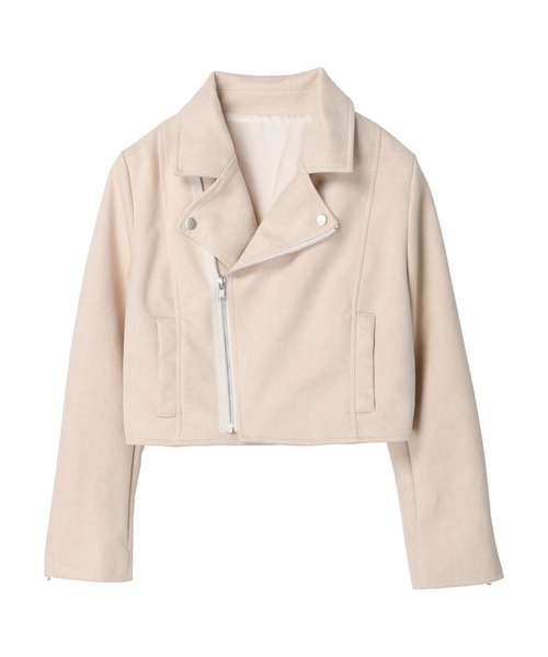 DURAS（デュラス）の「ライダースジャケット（ライダースジャケット・レディース・ブラック/アイボリー/モカ・FREE）」の10枚目の写真