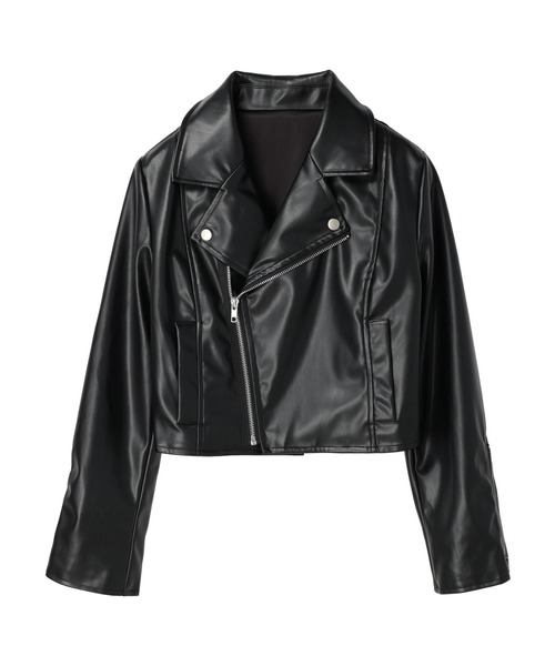 DURAS（デュラス）の「ライダースジャケット（ライダースジャケット・レディース・ブラック/アイボリー/モカ・FREE）」の13枚目の写真