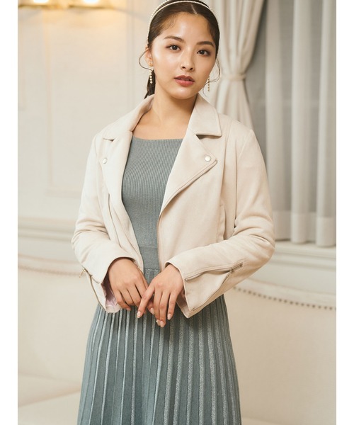 DURAS（デュラス）の「ライダースジャケット（ライダースジャケット・レディース・ブラック/アイボリー/モカ・FREE）」の19枚目の写真