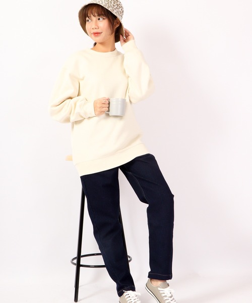 FUNALIVE(ファンアライブ)の「naturalistic ウエストリブストレッチデニムパンツ(デニムパンツ・レディース・ネイビー/ブルー・M-L)」の6枚目の写真