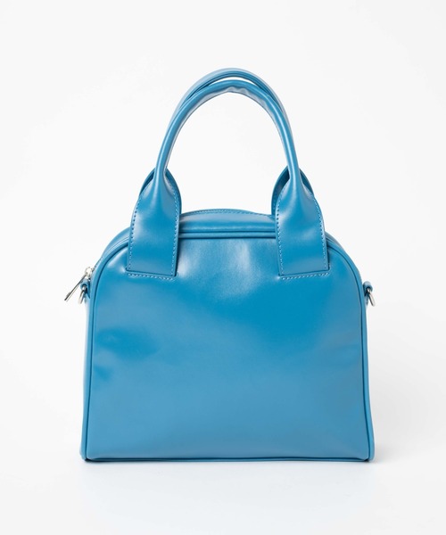 WEGO（ウィゴー）の「WEGO/PUボストンバッグ（ボストンバッグ・レディース・ブルー/ブラック/オフホワイト・FREE）」の22枚目の写真