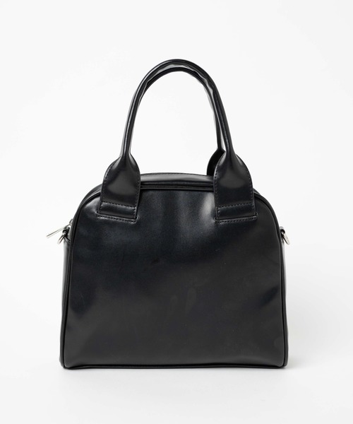 WEGO（ウィゴー）の「WEGO/PUボストンバッグ（ボストンバッグ・レディース・ブルー/ブラック/オフホワイト・FREE）」の19枚目の写真