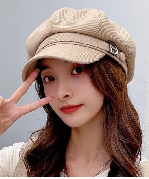 gossip!ロサンゼルス(ゴシップロサンゼルス)の「アルファベットデザインキャスケット(キャスケット・レディース・ホワイト/ベージュ/ブラック・FREE)」の12枚目の写真