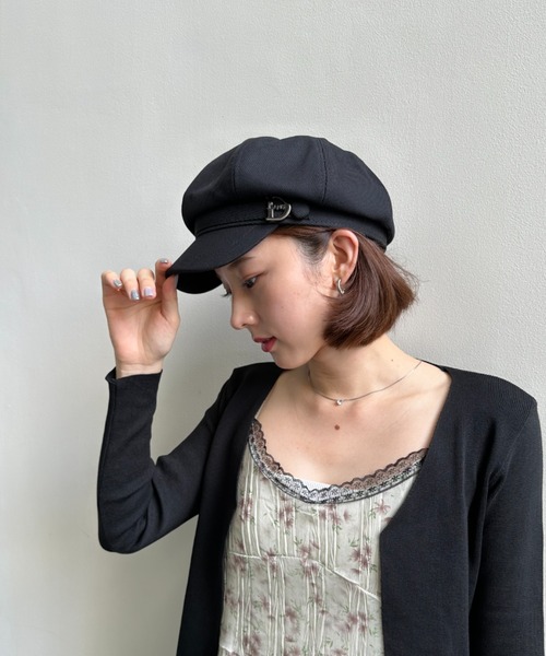 gossip!ロサンゼルス(ゴシップロサンゼルス)の「アルファベットデザインキャスケット(キャスケット・レディース・ホワイト/ベージュ/ブラック・FREE)」の14枚目の写真