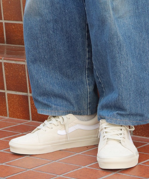 VANS（バンズ）の「VANS/ヴァンズ SK8-LOW スケートロウ（スニーカー・メンズ・ブラック/オフホワイト/ブルー/グリーン・9h/10/9/5/8h/6h/8/6/5h/7）」の18枚目の写真