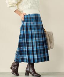 green label relaxing | 【WEB限定】［ SHORT /H148-155㎝］ チェック プリーツスカート(スカート)