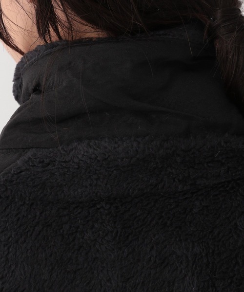 A part by（アパートバイ）の「【ROTHCO】フリースジャケット（ブルゾン・レディース・カーキ/ブラック・FREE）」の15枚目の写真