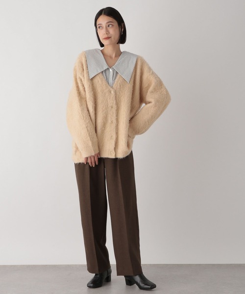 LOWRYS FARM（ローリーズファーム）の「シャギーカーディガン　174971（カーディガン/ボレロ・レディース・ブラウン/ブルー/アイボリー・FREE）」の21枚目の写真