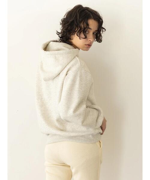 koe（コエ）の「裏起毛スウェットパーカー（パーカー・レディース・ブラック/グリーン/ナチュラル/杢グレー/ピンク・FREE）」の14枚目の写真