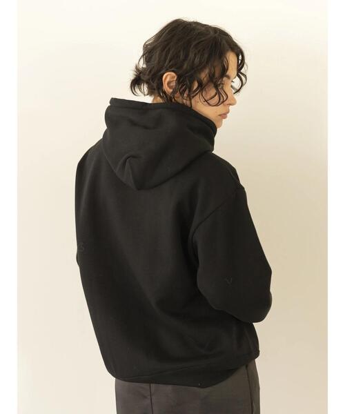 koe（コエ）の「裏起毛スウェットパーカー（パーカー・レディース・ブラック/グリーン/ナチュラル/杢グレー/ピンク・FREE）」の8枚目の写真