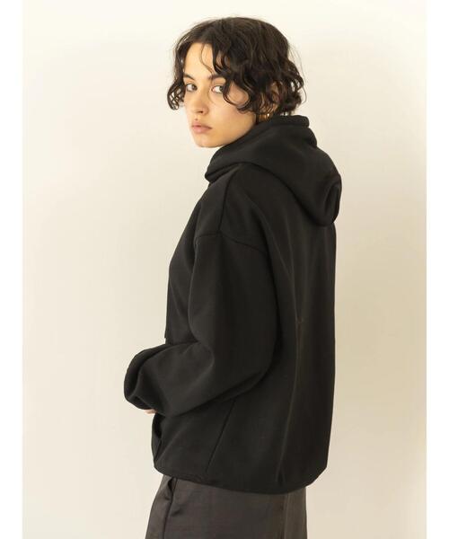 koe（コエ）の「裏起毛スウェットパーカー（パーカー・レディース・ブラック/グリーン/ナチュラル/杢グレー/ピンク・FREE）」の17枚目の写真