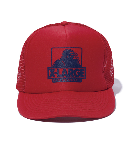 XLARGE LAロゴキャップ ネイビー/レッド エクストララージ ニューエラ キャップ 帽子 ロゴ 全5色