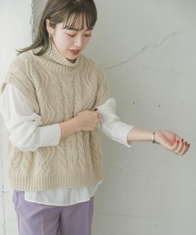 ITEMS URBANRESEARCH | ケーブルニットベスト(ベスト)