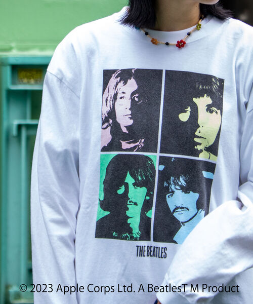 GOOD ROCK SPEED（グッドロックスピード）の「【GOOD ROCK SPEED/グッドロックスピード】別注オーバーサイズ ロンT バンド バンT（Tシャツ/カットソー・メンズ・ホワイト系その他/ブラック系その他/ブラック系その他2・M/L）」の4枚目の写真