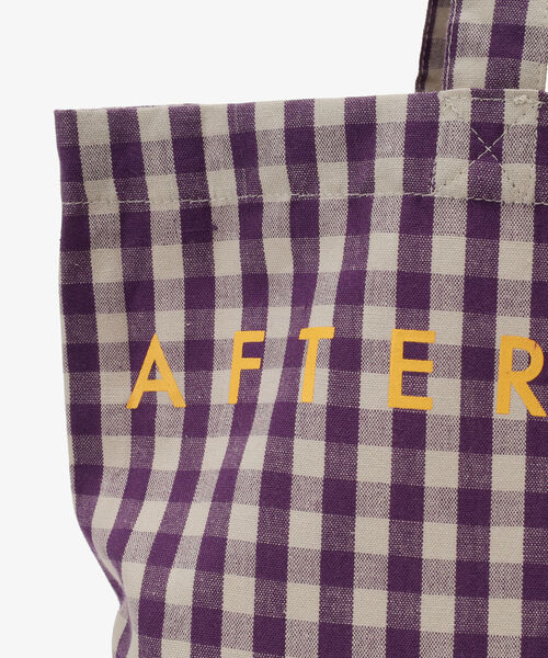 Afternoon Tea(アフタヌーンティー)の「ギンガムチェックトートバッグ(トートバッグ・レディース・ブラック/レッド/イエロー/パープル・ONE SIZE)」の13枚目の写真