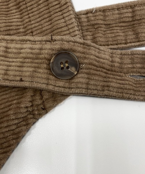 DAY CLOSET（デイ クローゼット）の「レディース バックスリットコーデュロイジャンパースカート（ジャンパースカート・レディース・ブラウン/ブラック・ONE SIZE）」の8枚目の写真