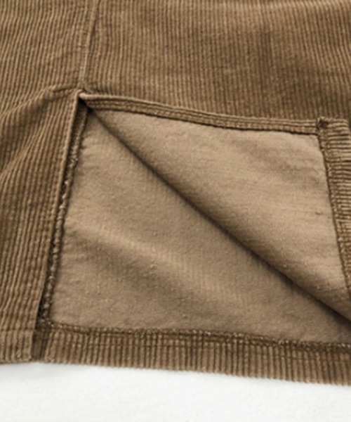 DAY CLOSET（デイ クローゼット）の「レディース バックスリットコーデュロイジャンパースカート（ジャンパースカート・レディース・ブラウン/ブラック・ONE SIZE）」の9枚目の写真