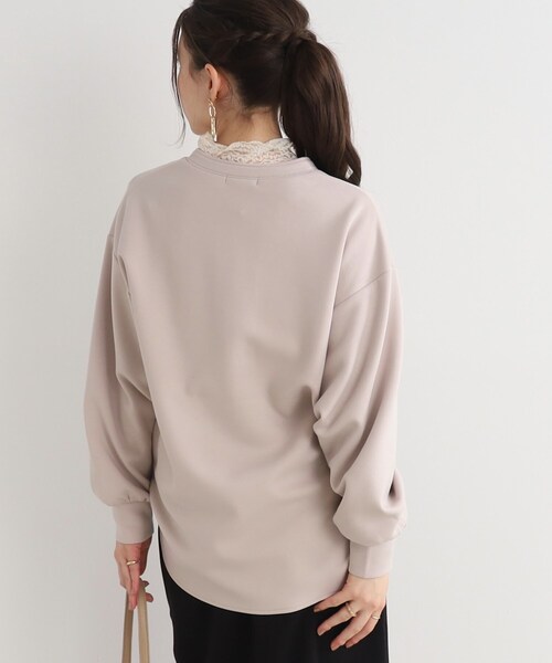 DRESKIP(ドレスキップ)の「◆【華やかさをプラスする】パ-ル調ボタン スキッパ-チュニック(チュニック・レディース・オフホワイト/ライトベージュ/ブラック・02/03)」の19枚目の写真