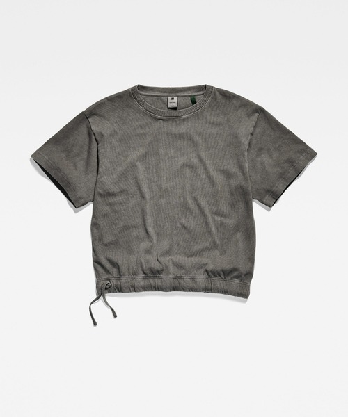 G-STAR(ジースター)の「ADJUSTABLE LOOSE TOP/オーバーサイズ/オーバーダイ(Tシャツ/カットソー・レディース・グレー/パープル・SMALL/X-SMALL/MEDIUM)」の5枚目の写真
