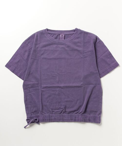 G-STAR(ジースター)の「ADJUSTABLE LOOSE TOP/オーバーサイズ/オーバーダイ(Tシャツ/カットソー・レディース・グレー/パープル・SMALL/X-SMALL/MEDIUM)」の14枚目の写真