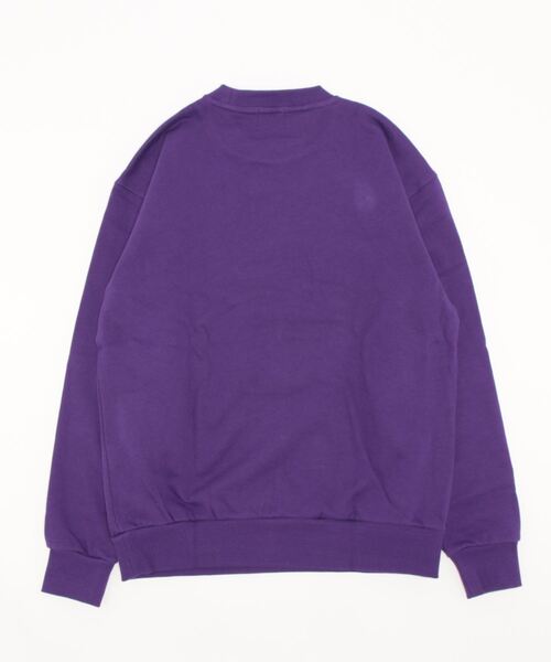 CAMP7（キャンプセブン）の「【CAMP7】フロントロゴクルースウェット（スウェット・メンズ・ベージュ/パープル/ブラック・M/L/S/XL）」の4枚目の写真