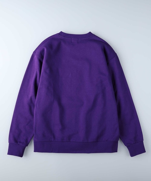 CAMP7（キャンプセブン）の「【CAMP7】フロントロゴクルースウェット（スウェット・メンズ・ベージュ/パープル/ブラック・M/L/S/XL）」の7枚目の写真