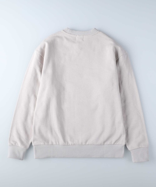 CAMP7（キャンプセブン）の「【CAMP7】フロントロゴクルースウェット（スウェット・メンズ・ベージュ/パープル/ブラック・M/L/S/XL）」の5枚目の写真