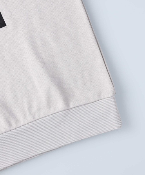 CAMP7（キャンプセブン）の「【CAMP7】フロントロゴクルースウェット（スウェット・メンズ・ベージュ/パープル/ブラック・M/L/S/XL）」の8枚目の写真