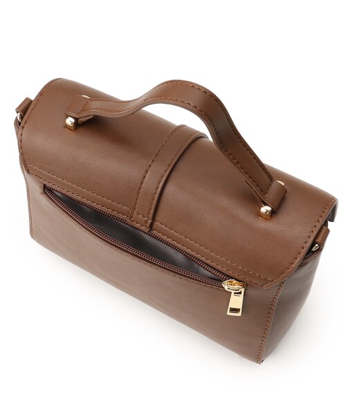 Ober Tashe(オーバータッシェ)の「かぶせショルダーBAG(ショルダーバッグ・レディース・ブラウン/ブラック/グレー・FREE)」の12枚目の写真