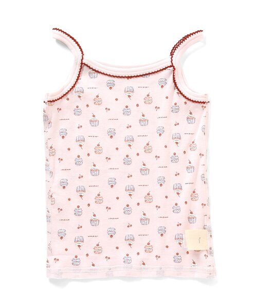 apres les cours(アプレレクール)の「GIRLSキャミソール(キャミソール・キッズ・アイボリー/ブルー/ベビーピンク/ピンク/キナリ・120/110/100/130/80/90)」の5枚目の写真