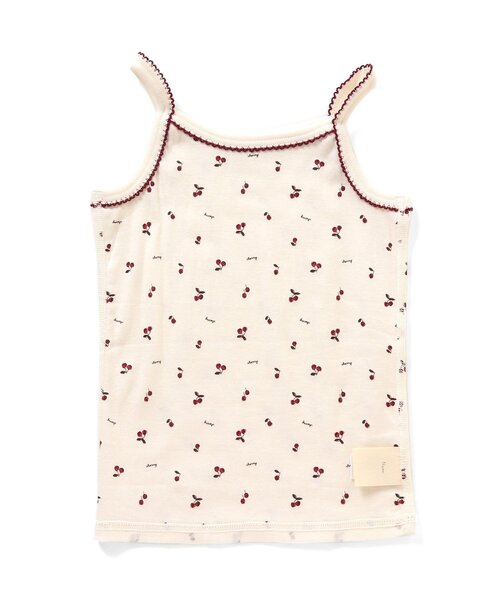 apres les cours(アプレレクール)の「GIRLSキャミソール(キャミソール・キッズ・アイボリー/ブルー/ベビーピンク/ピンク/キナリ・120/110/100/130/80/90)」の2枚目の写真