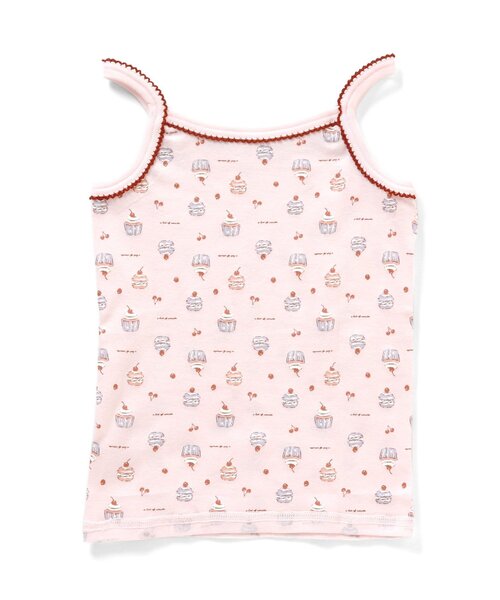 apres les cours(アプレレクール)の「GIRLSキャミソール(キャミソール・キッズ・アイボリー/ブルー/ベビーピンク/ピンク/キナリ・120/110/100/130/80/90)」の8枚目の写真