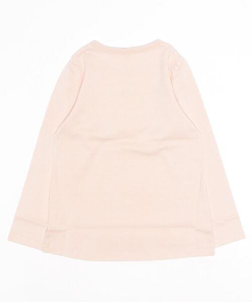 petit main（プティマイン）の「ドレスアップドール長袖Tシャツ（Tシャツ/カットソー・キッズ・ライトピンク/オフホワイト/ネイビー・100cm/120cm/110cm/130cm/90cm/80ｃｍ）」の4枚目の写真