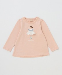 petit main | ドレスアップドール長袖Tシャツ(Tシャツ/カットソー)