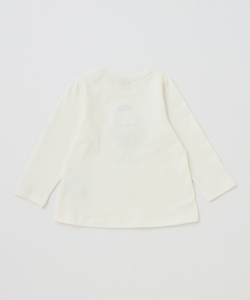 petit main（プティマイン）の「ドレスアップドール長袖Tシャツ（Tシャツ/カットソー・キッズ・ライトピンク/オフホワイト/ネイビー・100cm/120cm/110cm/130cm/90cm/80ｃｍ）」の5枚目の写真