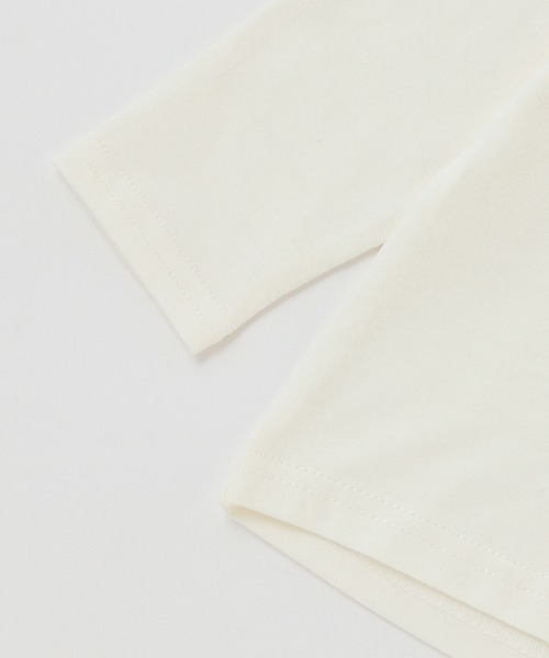 petit main（プティマイン）の「ドレスアップドール長袖Tシャツ（Tシャツ/カットソー・キッズ・ライトピンク/オフホワイト/ネイビー・100cm/120cm/110cm/130cm/90cm/80ｃｍ）」の9枚目の写真